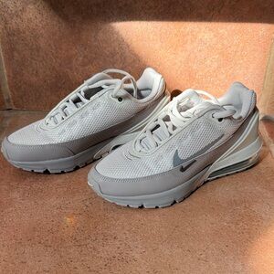 Nike Gray and White Athletic Shoes